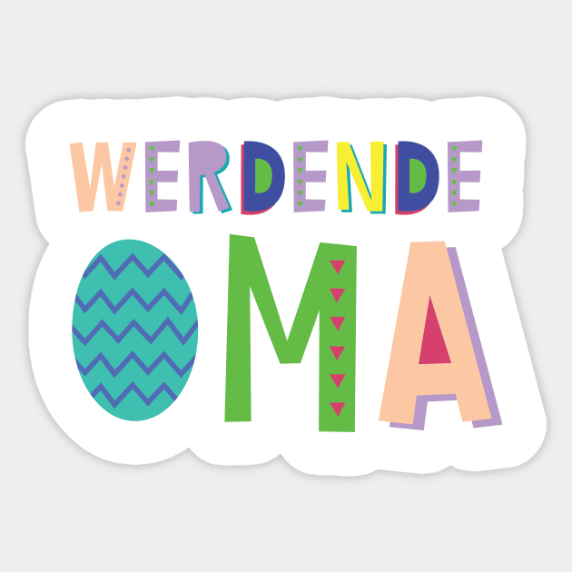 Werdende Oma Geschenk Sticker by BetterManufaktur